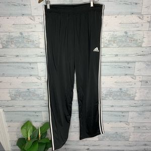 Adidas Primegreen Essentials Warm Up Open Hem 3 Stripes Track Pants Size Large
